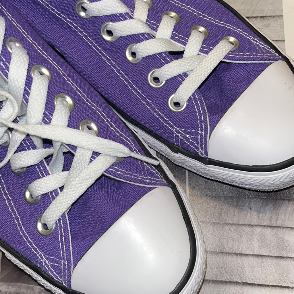 Converse X Purple No Rain Vibes
